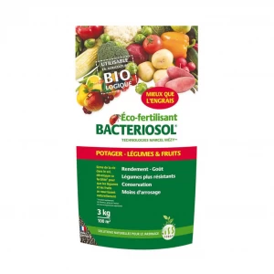 Eco-fertilisant Bactériosol pour potager, légumes et fruits - 3kg