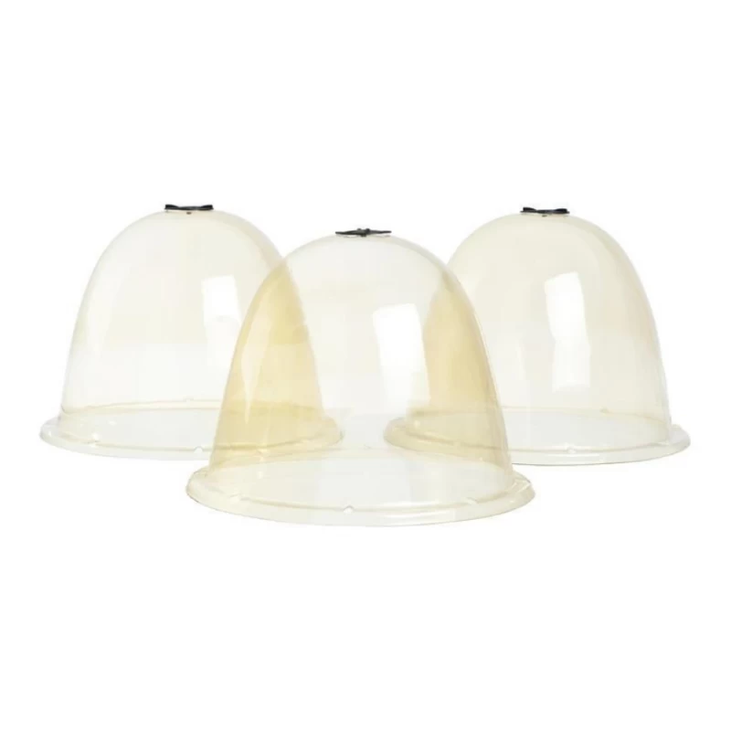 Cloches transparentes pour potager - Lot de 3