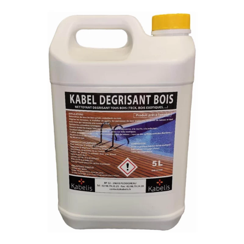 Dégrisant bio pour bois - 5 litres