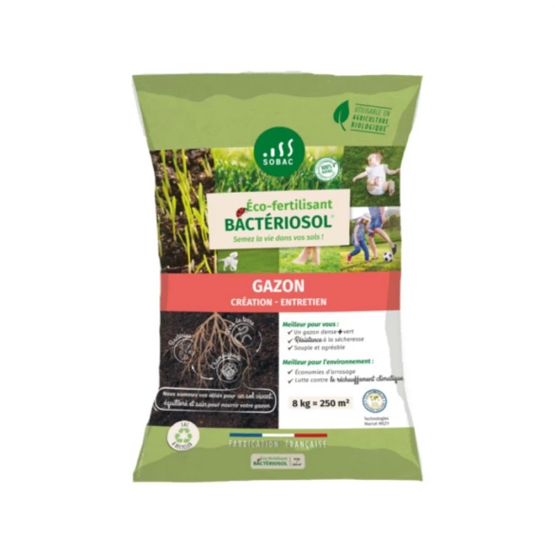 Bactériosol pour Gazon - 8kg