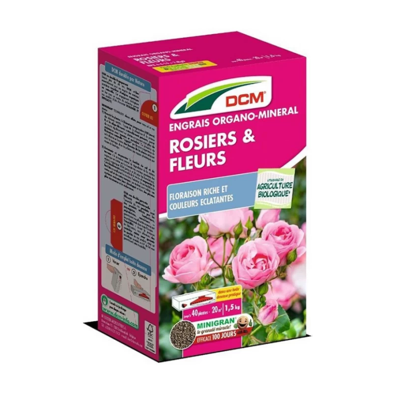 Engrais pour Rosiers et Fleurs - 1,5 kg