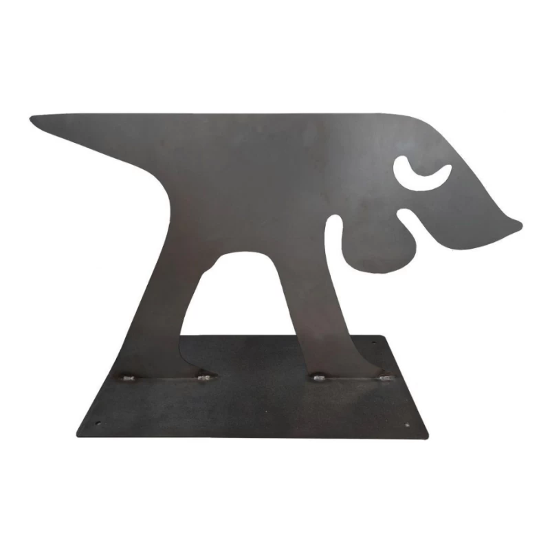 Figurine en acier corten - Chien