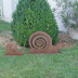 Figurine en acier corten - Escargot