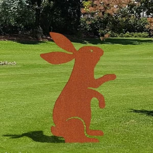 Figurine en acier corten - Lapin