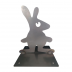 Figurine en acier corten - Lapin