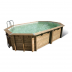 Piscine bois octogonale OCEA - 3,55 x 5,50 x H1,20m