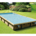 Piscine bois rectangulaire LINEA - 5m x 8m x H1,40m