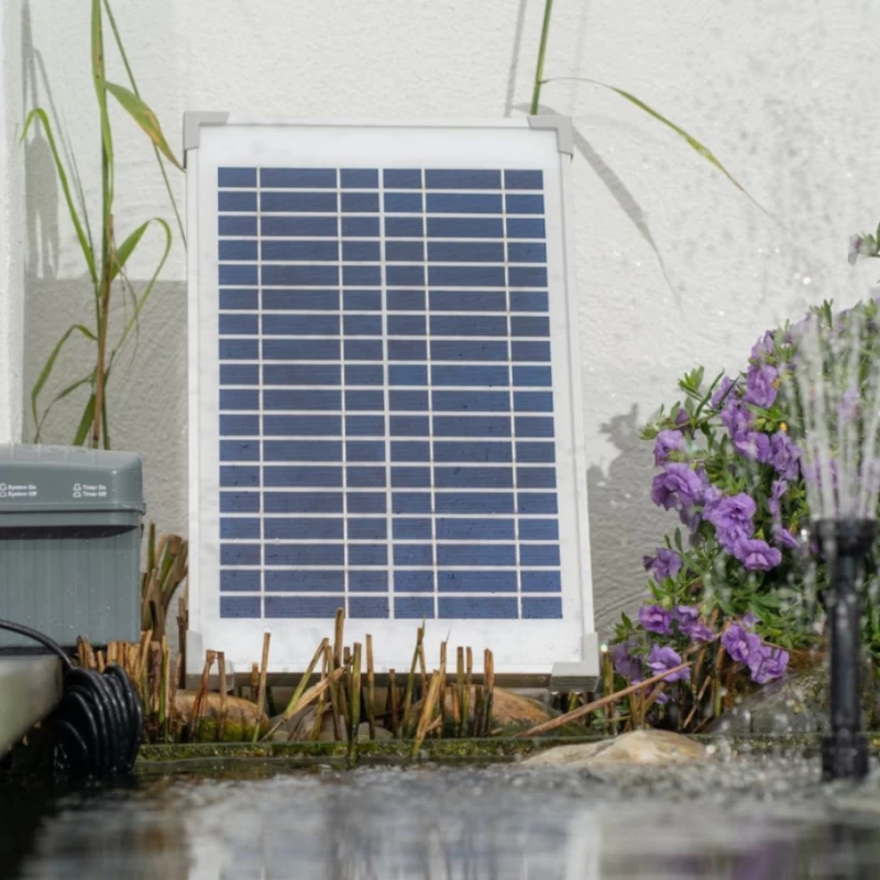 Pompe solaire pour fontaine avec accumulateur - SolarMax