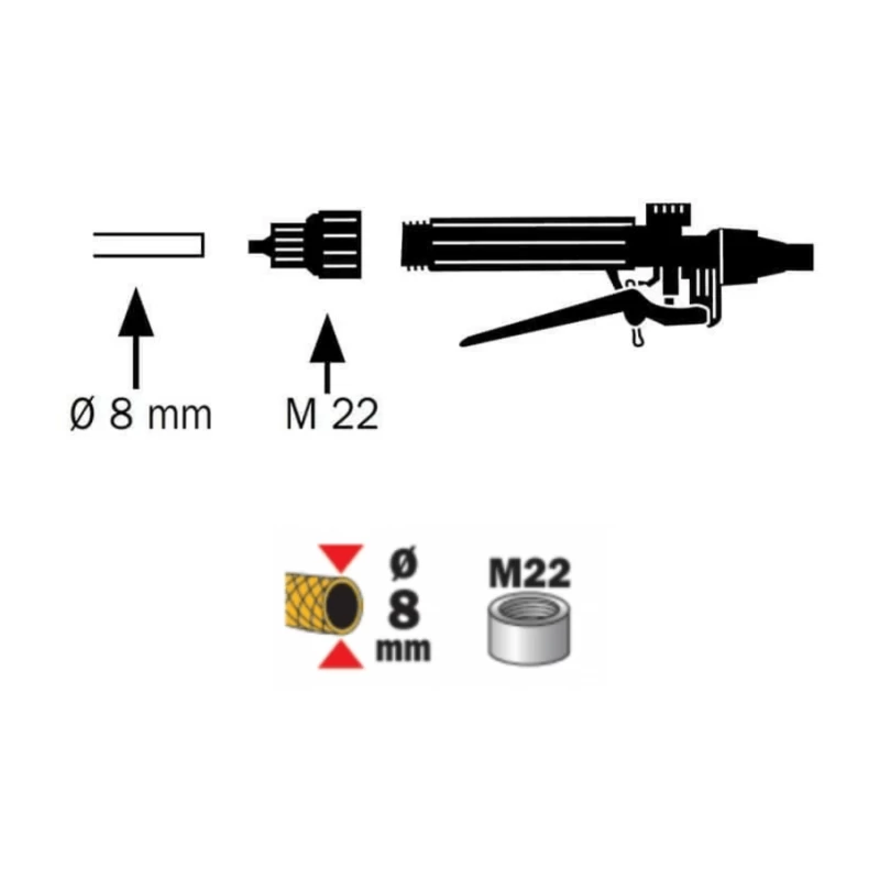 Adaptateur pour poignée de pulvérisateur - Ribiland