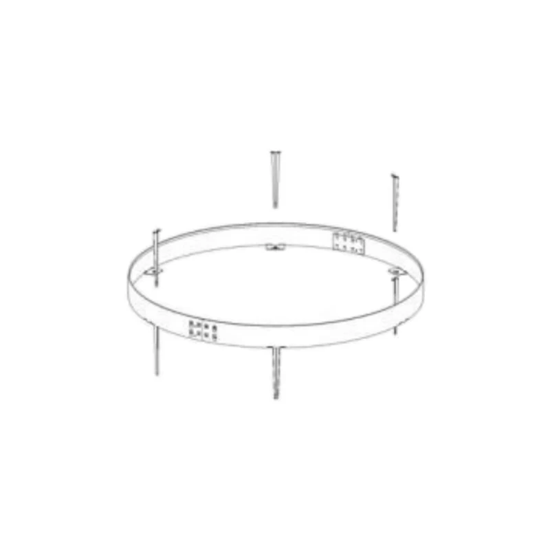 Entourage d'arbre rond en acier corten - Ø 80 à 200cm