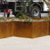 Panneau acier corten - Bakenkit - H 90cm