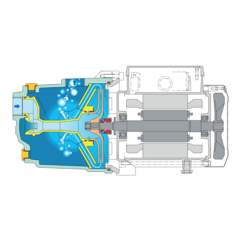 Pompe de surface autoamorçante fonte NGL monophasée - Calpeda