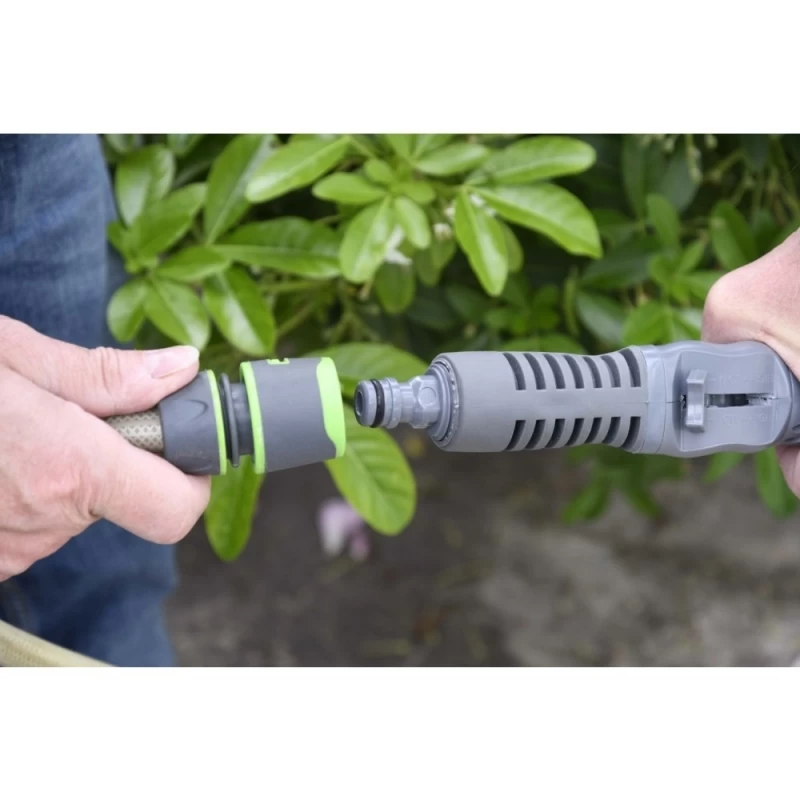 Balai brosse à eau télescopique avec deux brosses