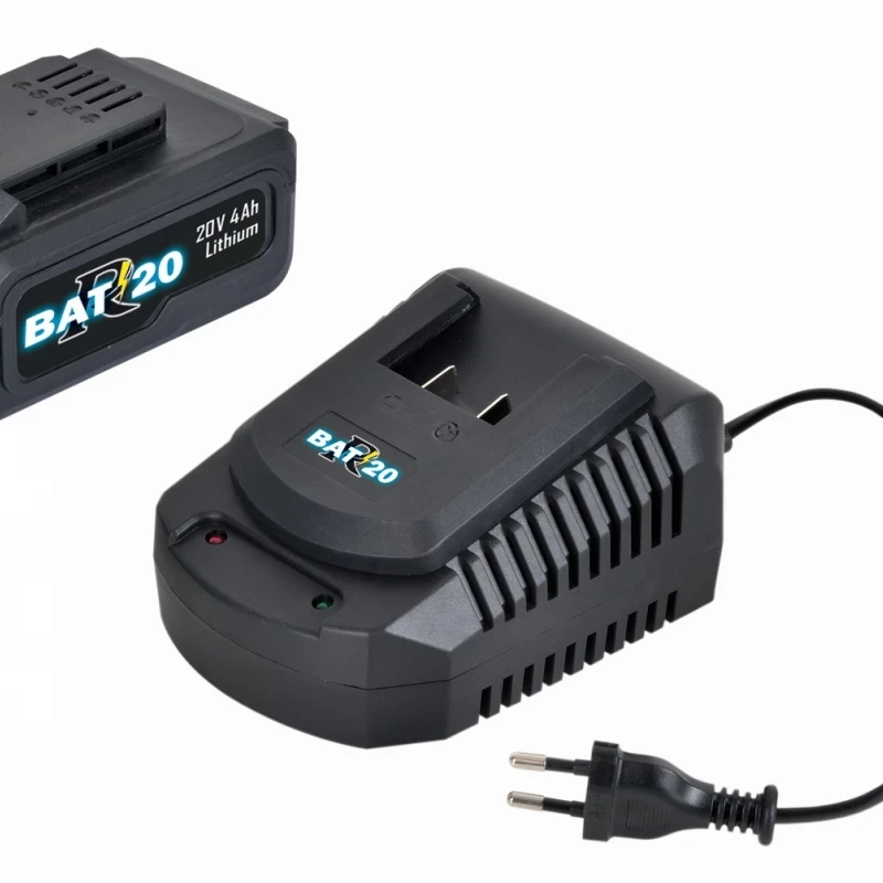 Kit chargeur et batterie au Lithium de 20V 4 Ah - R-BAT20