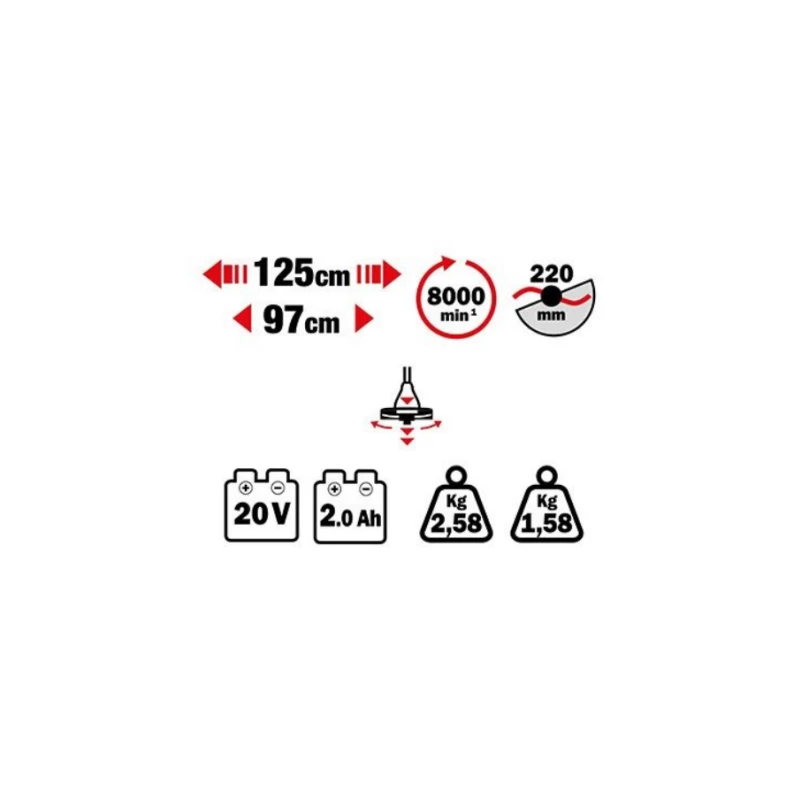 Coupe-bordures à batterie - R-BAT20