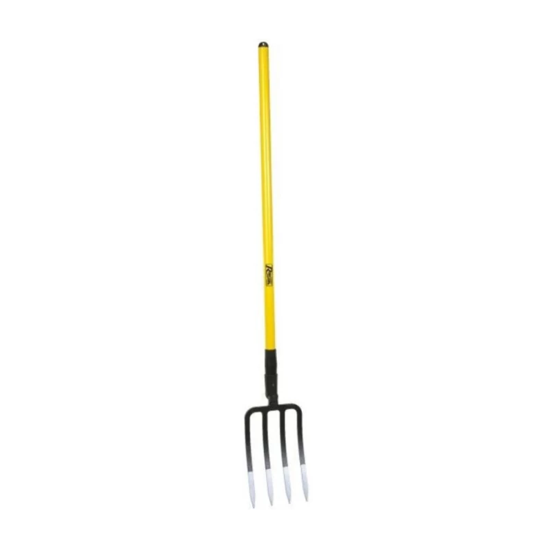 Fourche bêche 4 dents avec manche fibre - 110 cm