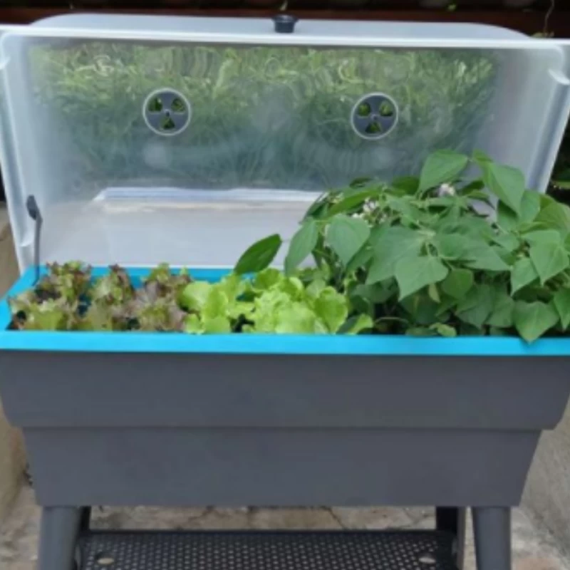 Jardinière Combi sur pied avec cloche 40L