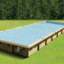 Piscine bois rectangulaire LINEA - 5m x 11m x H1,40m