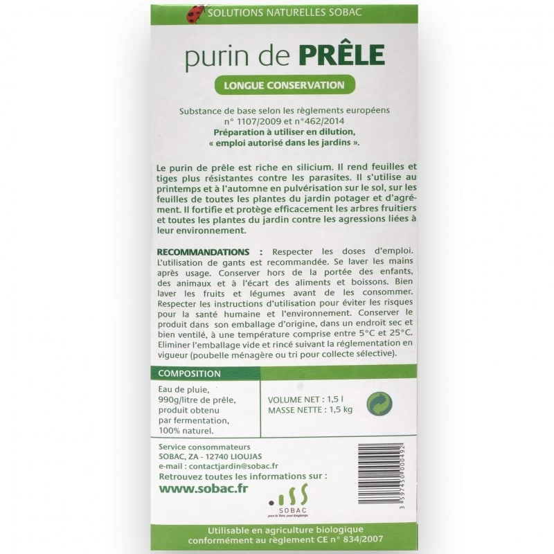 Décoction de prêle - 1,5kg