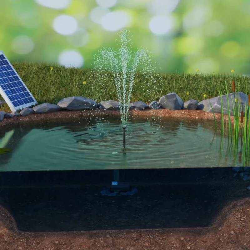 Pompe solaire pour fontaine - SolarMax