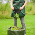 Tablier de jardinier avec poche rabattable