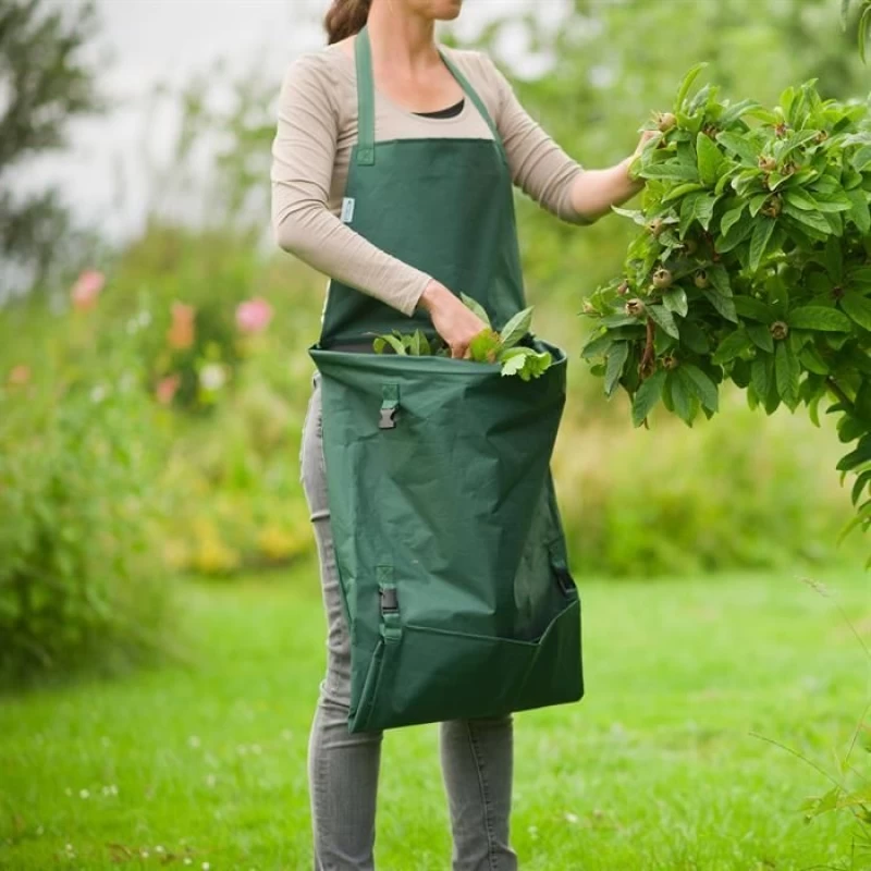 Tablier de jardinier avec poche rabattable