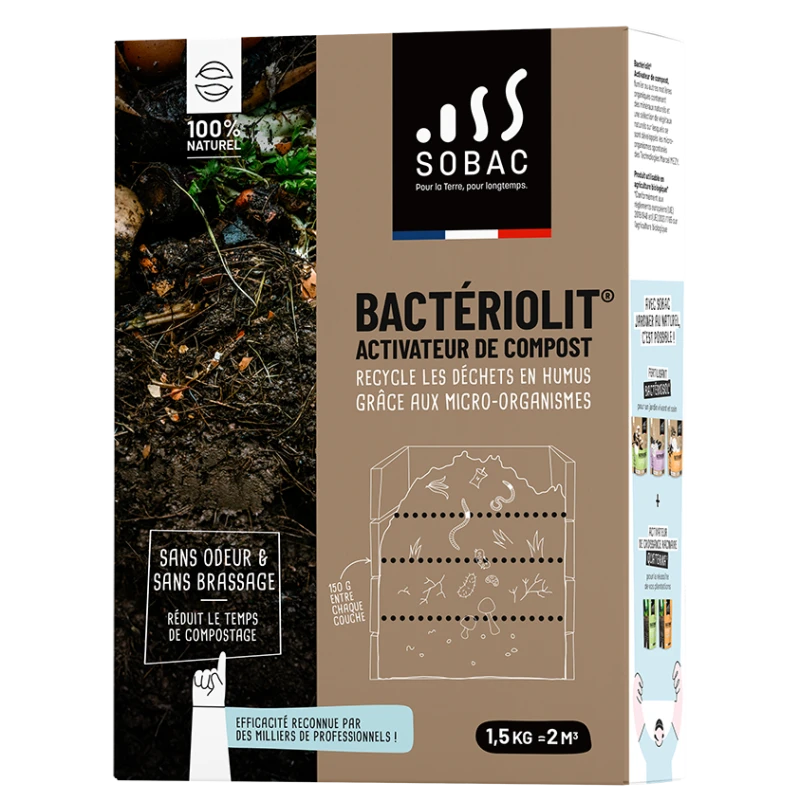 Activateur de compost Bactériolit - 1,5kg