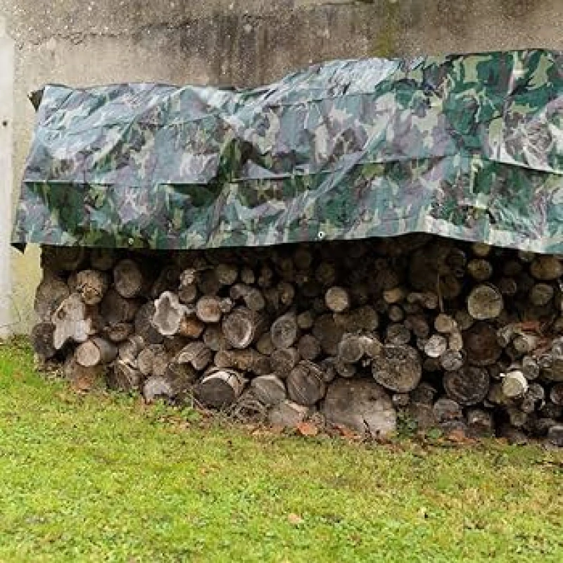 Bâche de camouflage avec œillets - 130gr/m