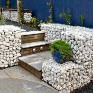 Mur de gabion en acier galvanisé Ø 4mm