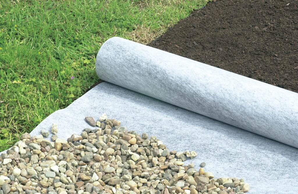 AgTec 4ft x 100ft 4.5oz Non Woven Drainage and Separation Fabric, General  Purpose Ground Stabilization and Paver Underlay, Erosion Control Geotextile