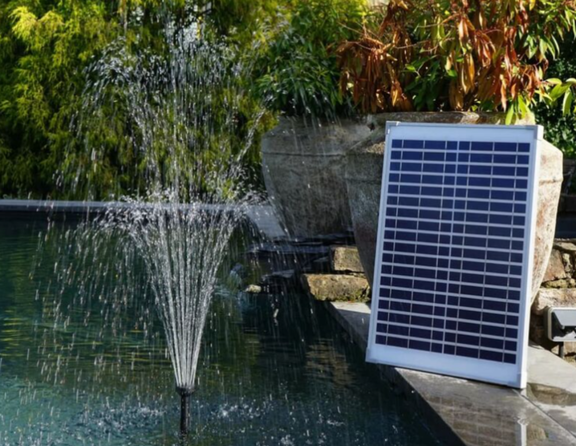 Pompe solaire pour fontaine - SolarMax - Jardinet - Équipez votre
